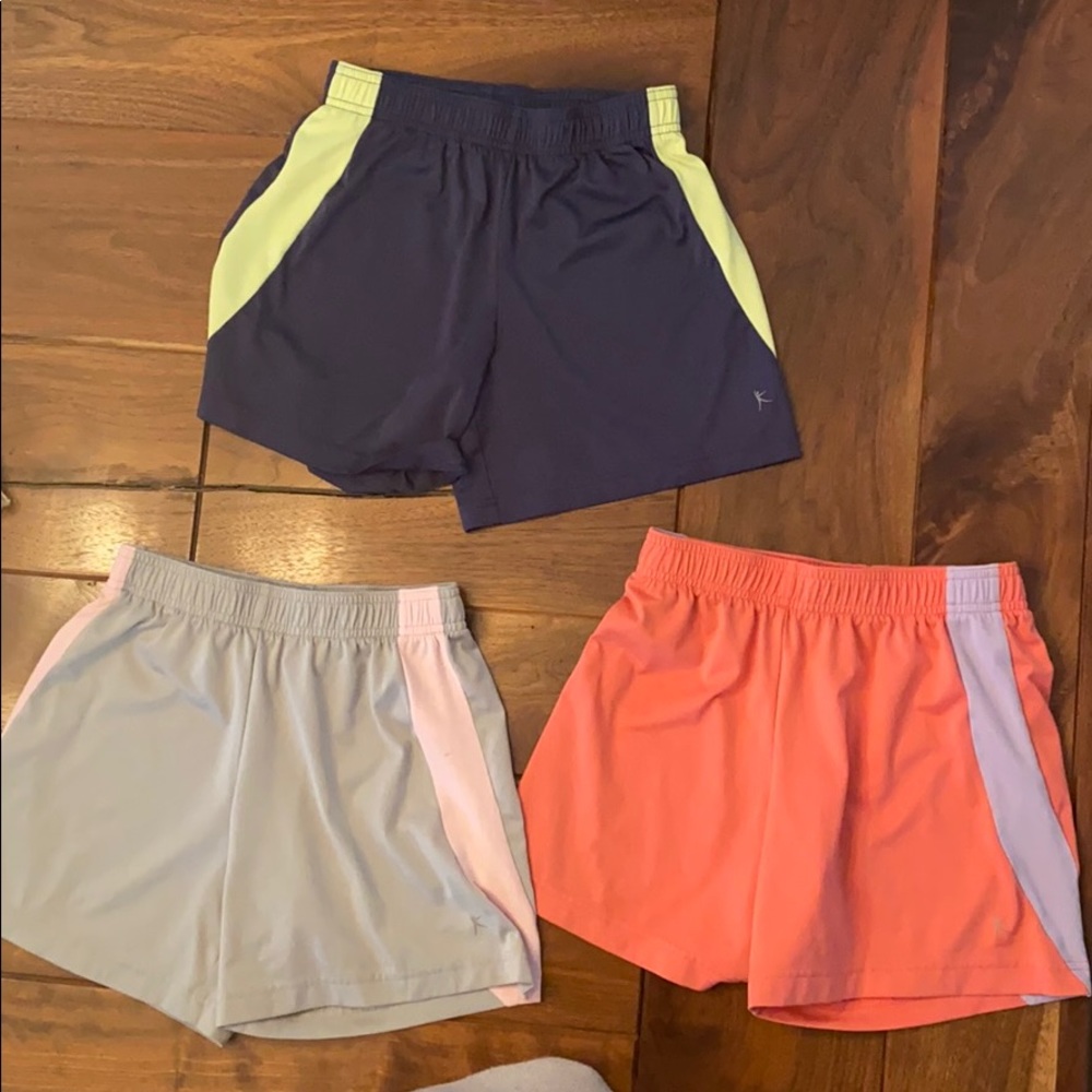 3 pairs of sports shorts!